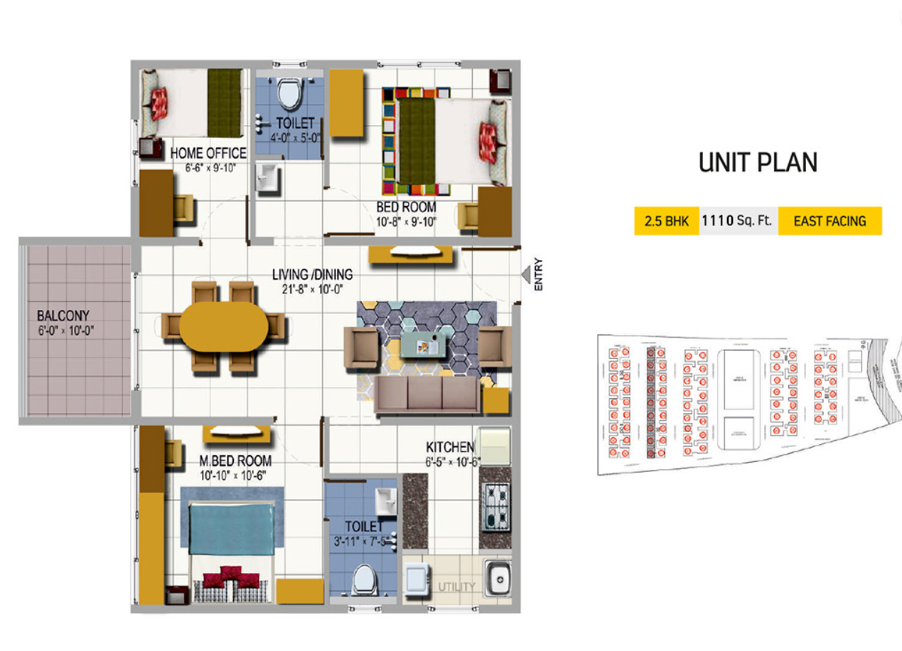 Urbanrise  On Cloud 33 Floor plan